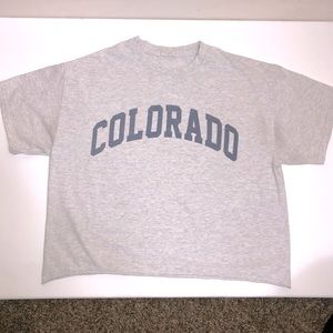 Brandy Melville | Colorado Cropped T-Shirt | OS